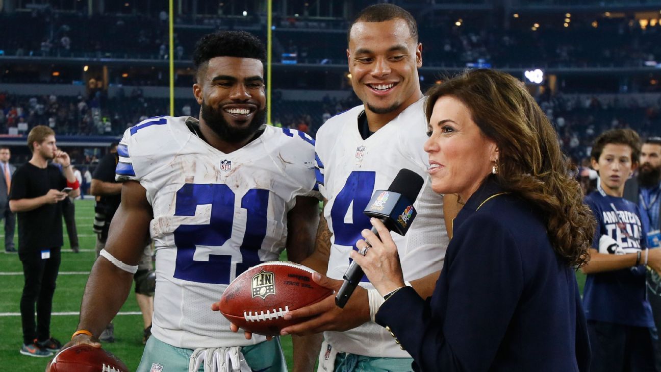 NFL Ezekiel Elliot Dallas Cowboys Dak Prescott