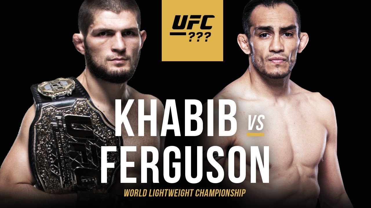 Khabib Nurmagomedov vs Tony Ferguson UFC