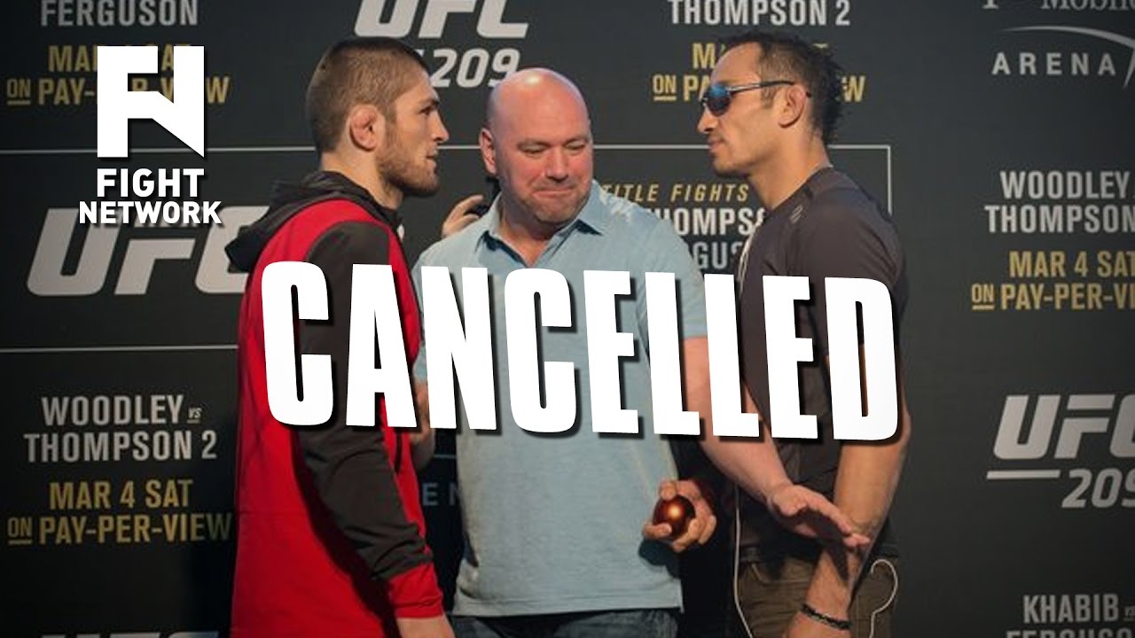 Khabib vs Tony Ferguson Cancelled