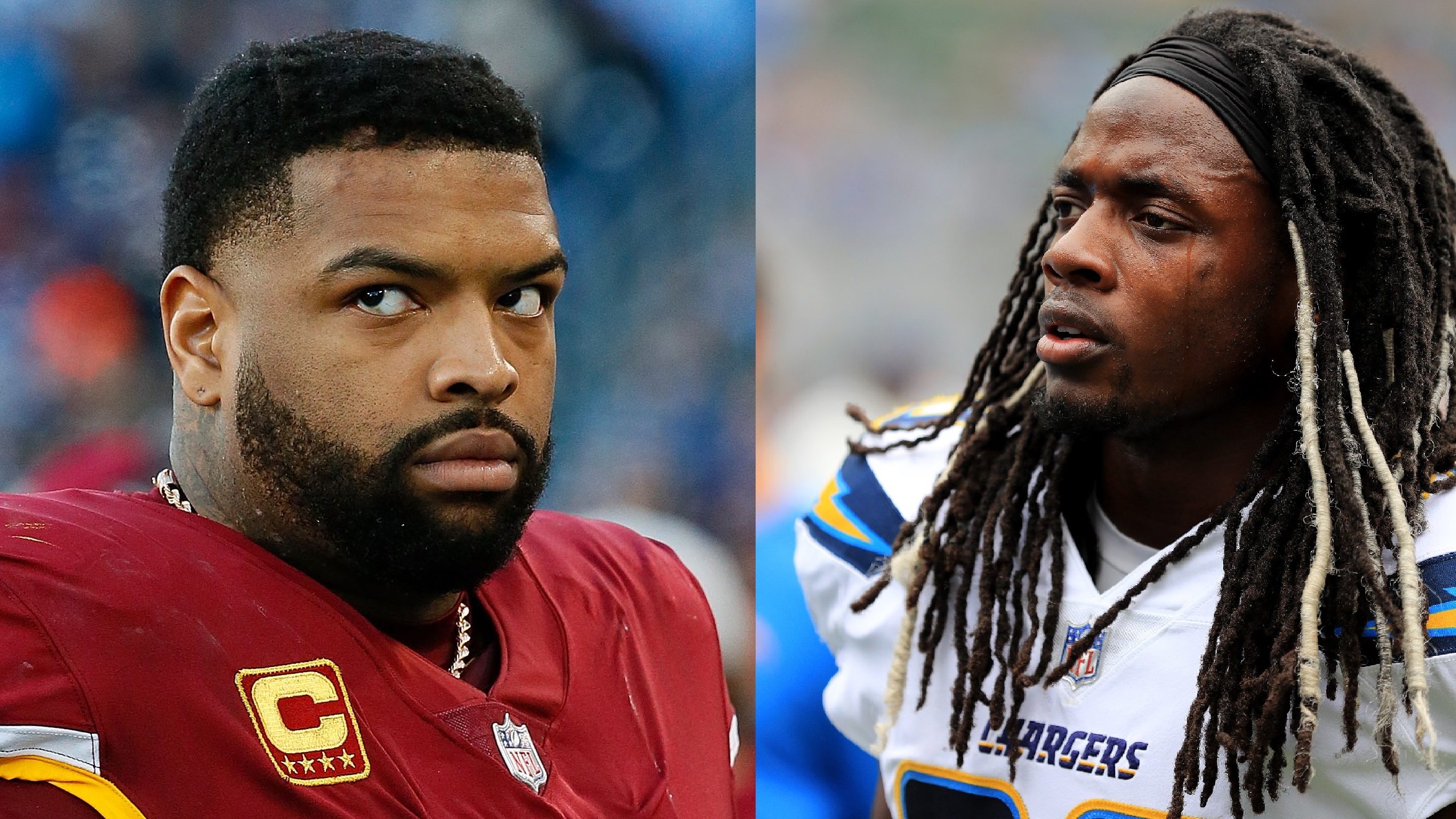 NFL Melvin Gordon Trent Williams Deal Chargers Redskins