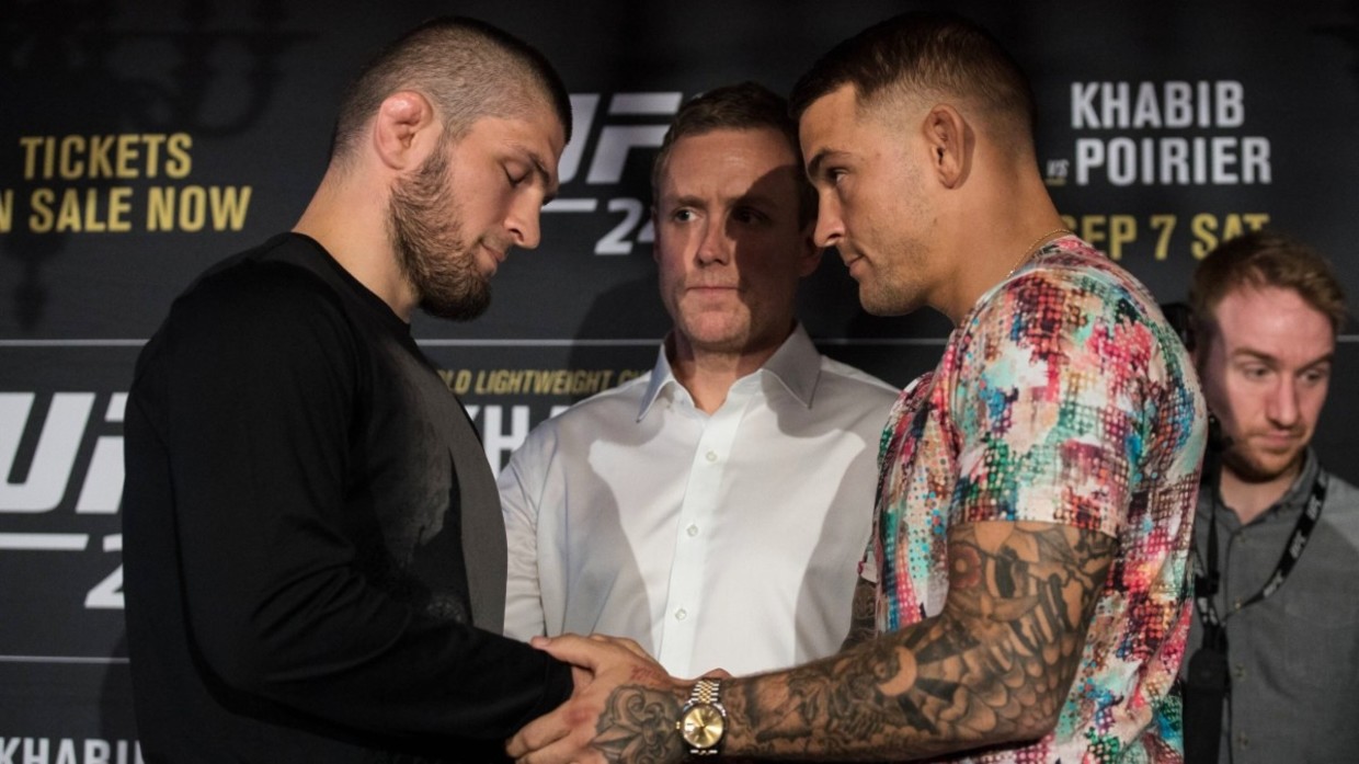 UFC 242 Khabib vs Poirier Winning Odds