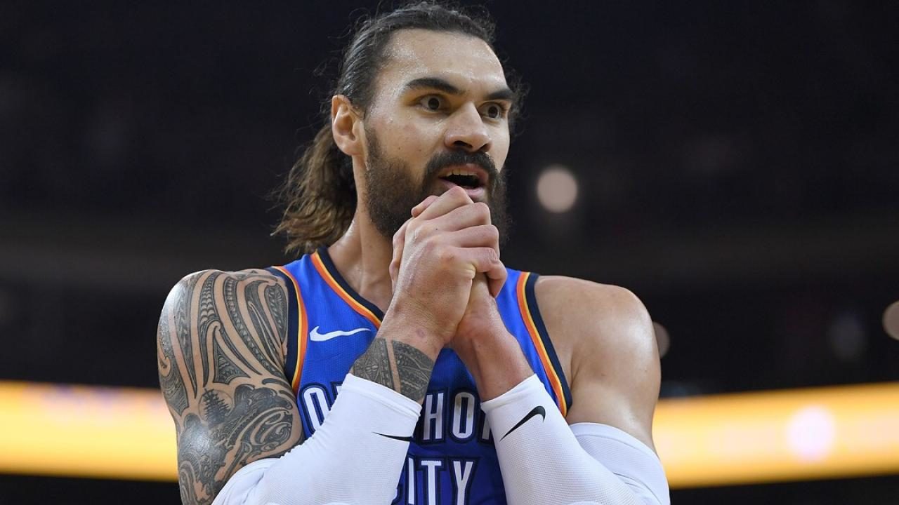 Steven Adams deals with Chicago Bulls and San Antonio Spurs