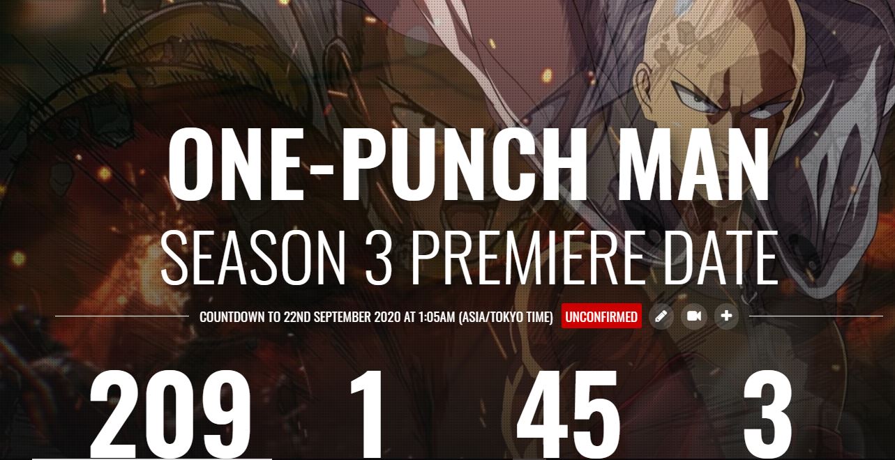one punch man season 3 release date series