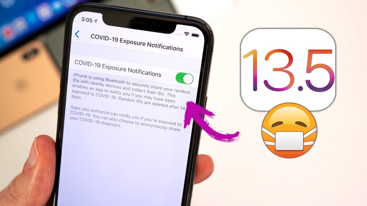 iOS 13.5 beta brings update on coronavirus