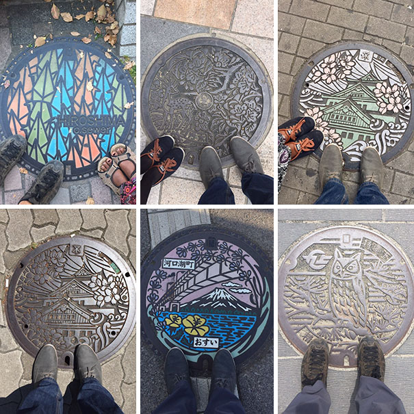 Japan goes creative with the manhole covers