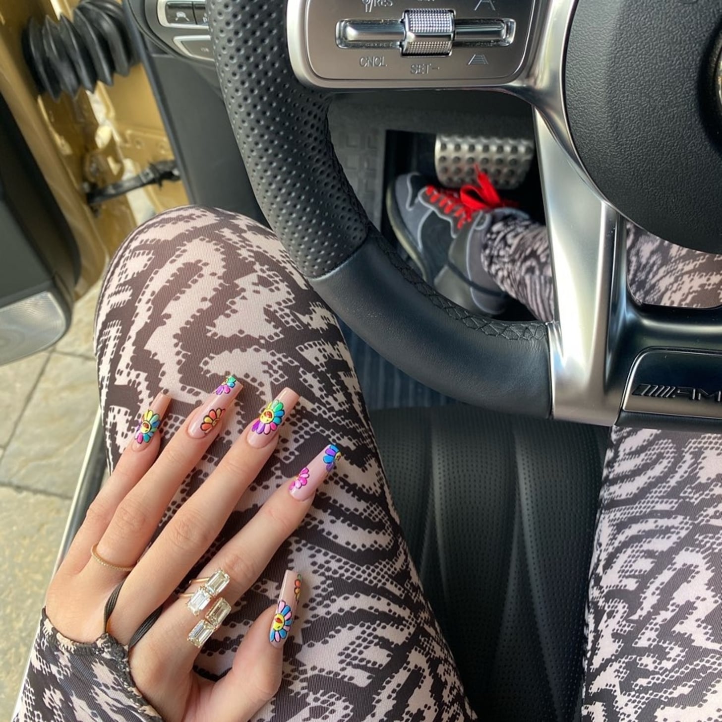 Kylie Jenner's nail art by Takashi