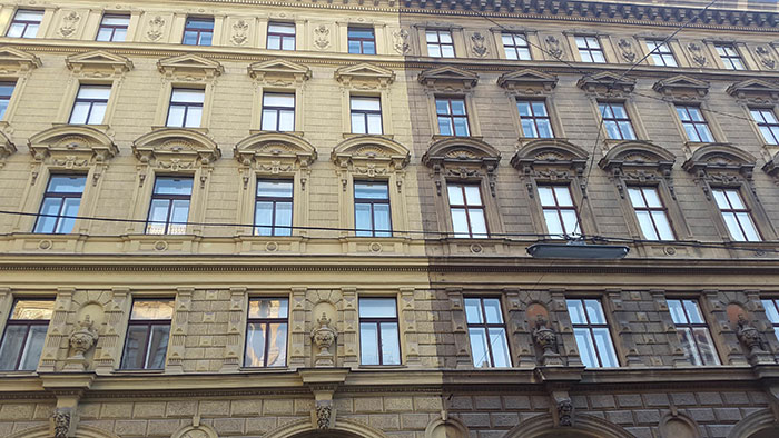 You will probably love the power washed Vienna Building