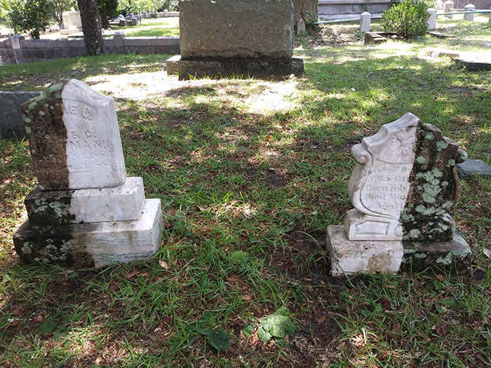 Gravestones, too deserve a cleaning