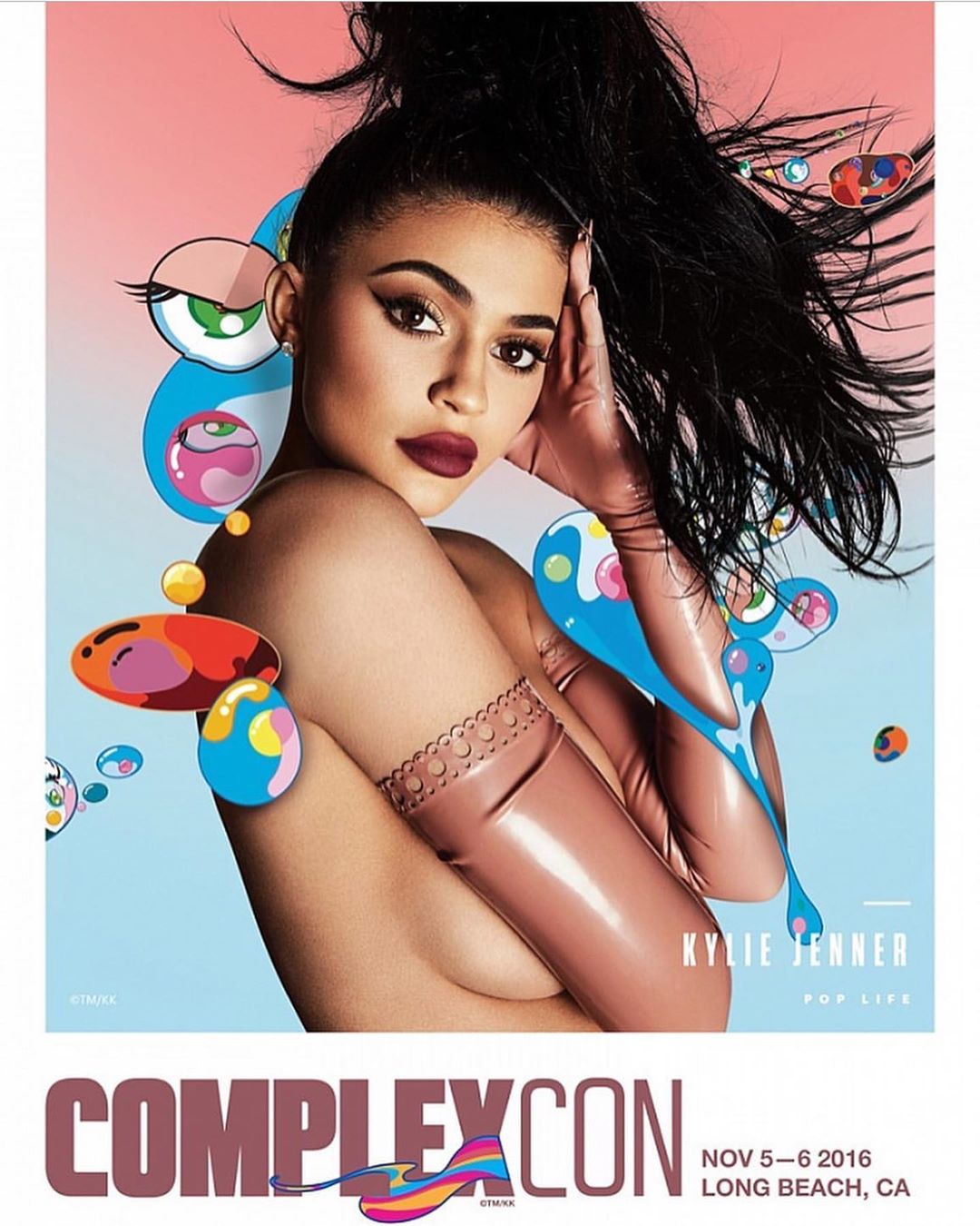 Kylie Jenner teams up with Takashi Murakami for Complex Magazine