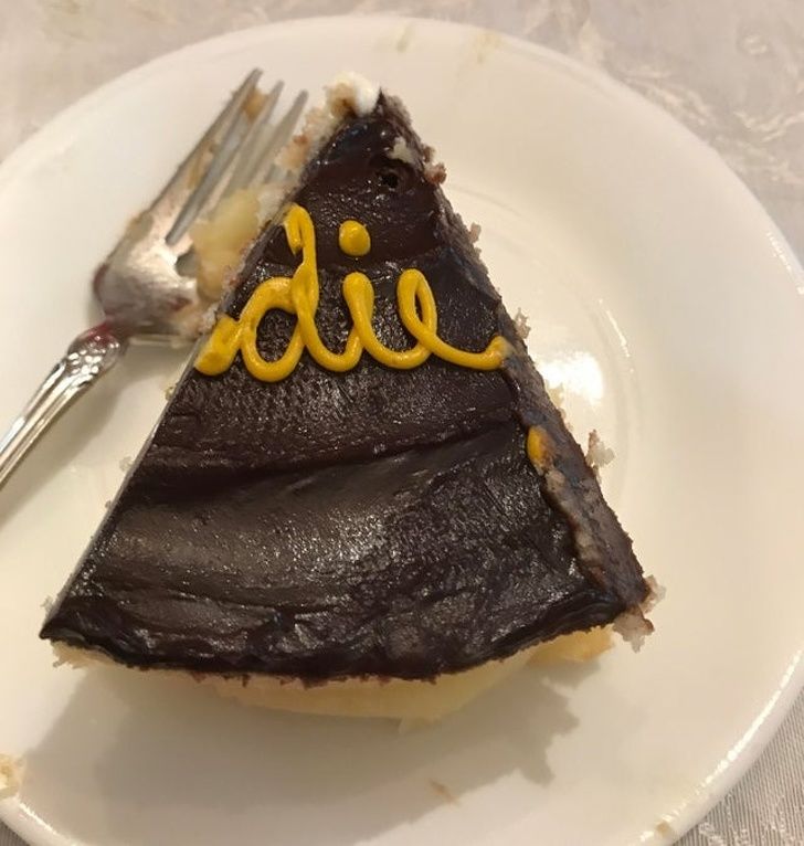 Mother-in-law just served me this piece of cake