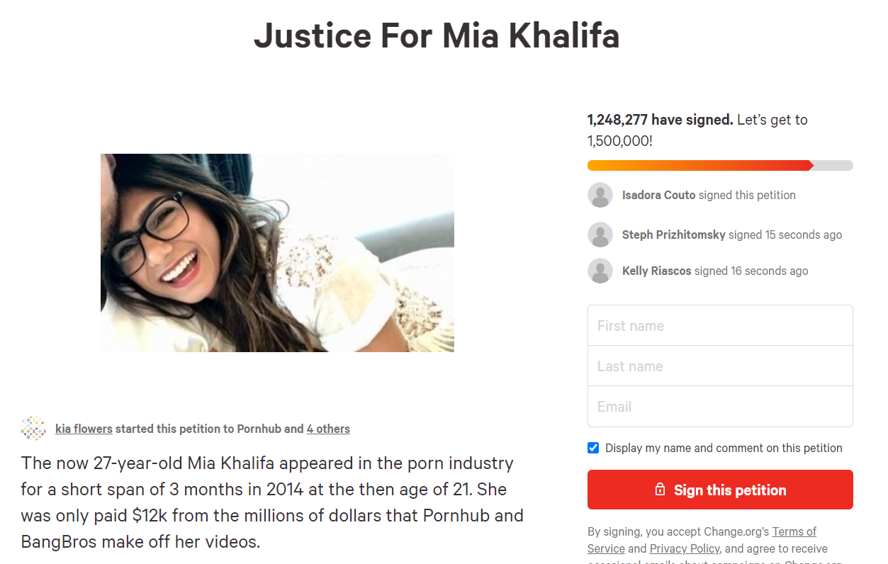 Justice for Mia Khalifa