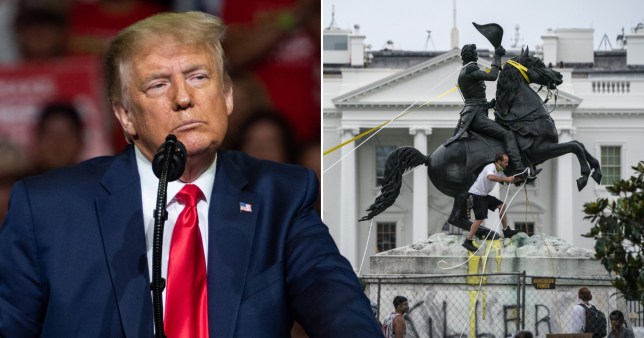 Donald Trump and Andrew Jackson