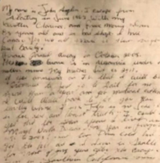Man Escaped Alcatraz Sends Letter To Fbi Man Who Allegedly Escaped Alcatraz Sends Letter To FBI 50 Years Later