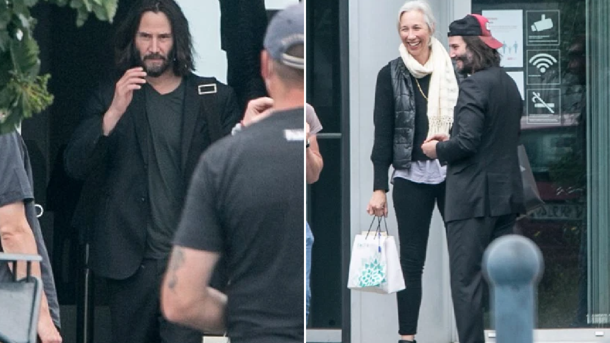 Keanu Reeves with girlfriend Alexander Grant