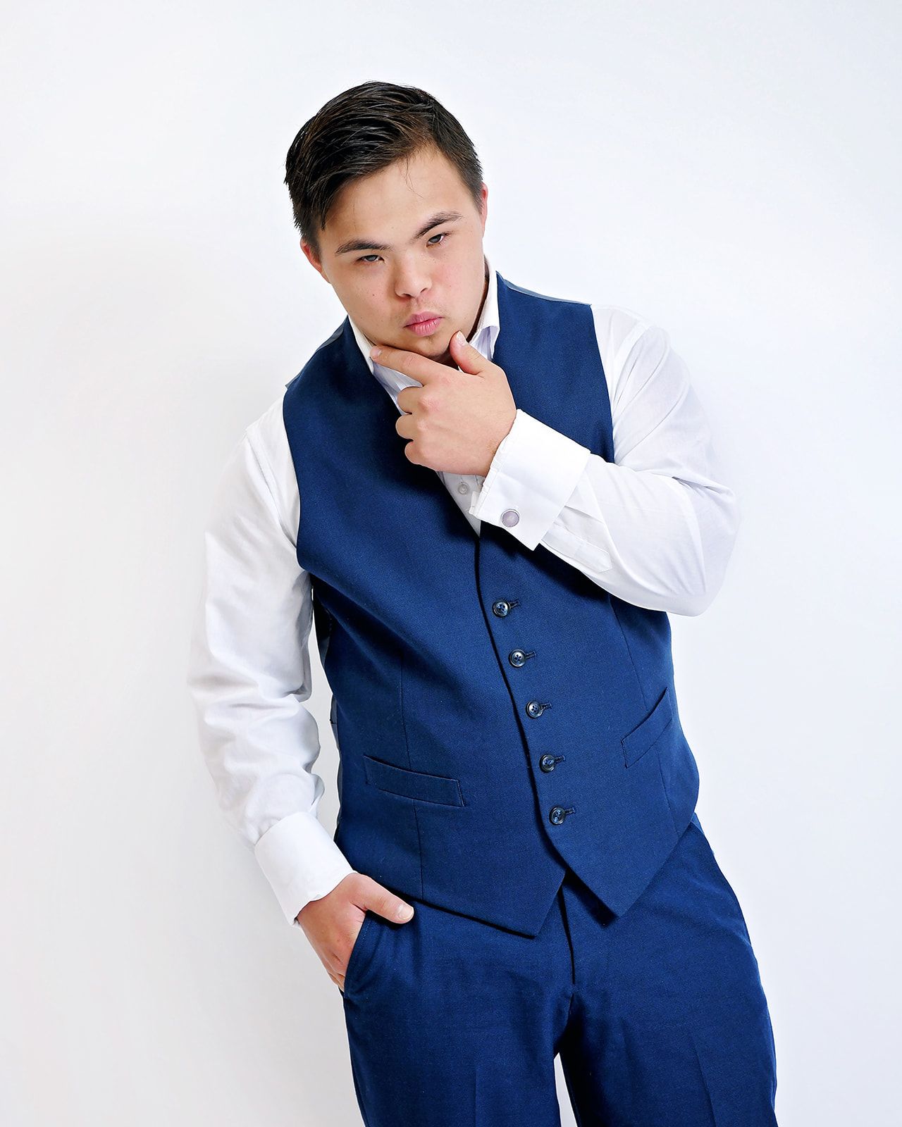 He is the first model with down syndrome