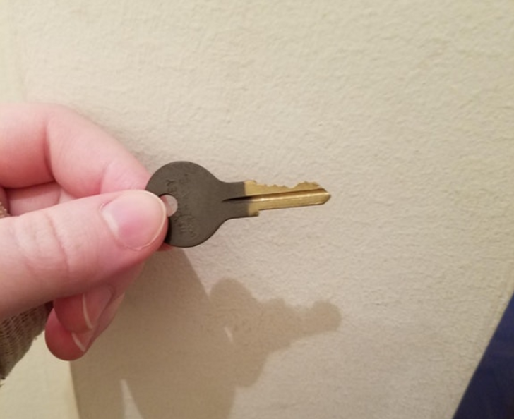 This key that's been sitting in a lock since 1982