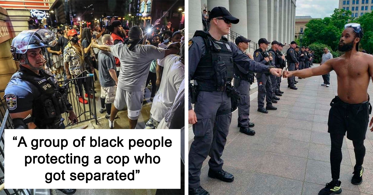 30+ Pictures Which Show The Other Side Of Protests