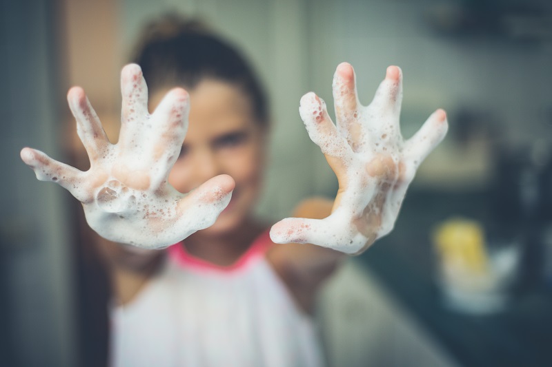 Steps of handwashing project