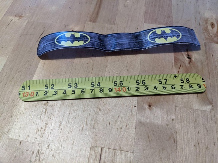 Have you ever wondered that this slap bracelet had a measuring tape inside?