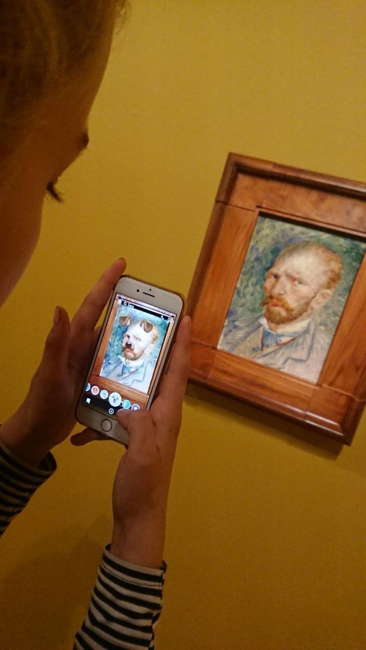 Took my daughter to a Van Gogh exhibit.