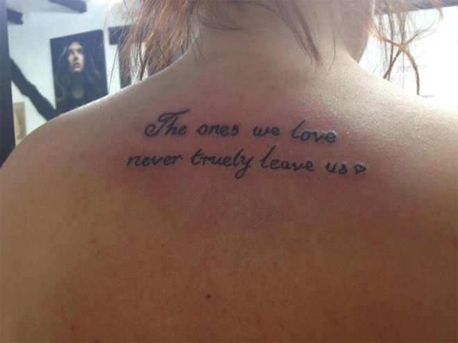 Good quote tattoo