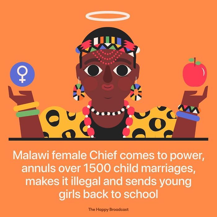 Malawi female chief comes to power & takes action against child marriages