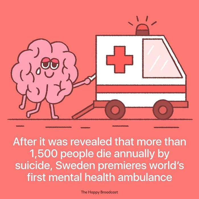 Having suicidal thoughts? The mental health ambulance is at your service!