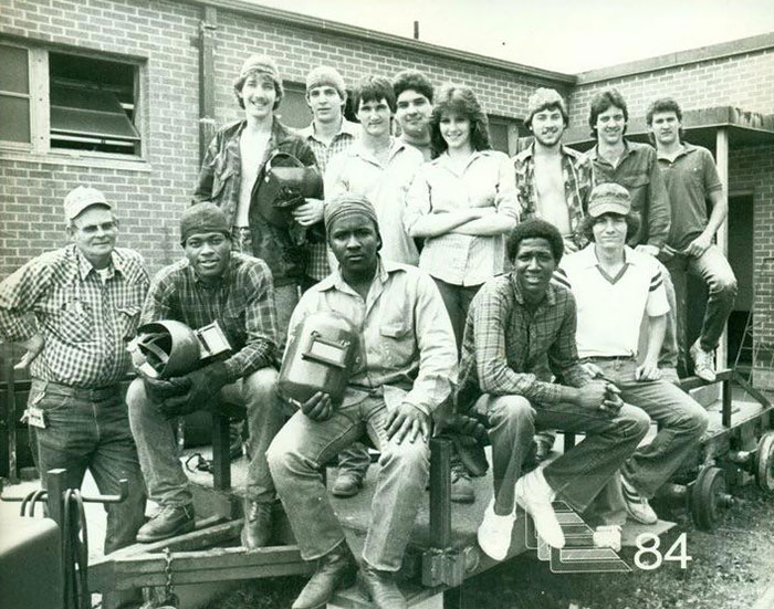 My SuperMom was the only girl in her Welding Class of 1984