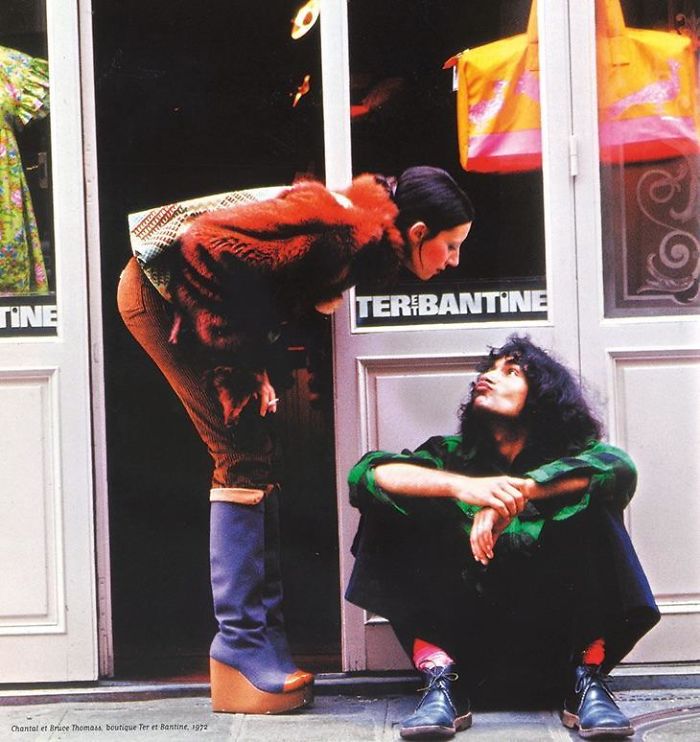 My Parents in 1972 in front of their store in Paris
