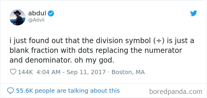 Division symbol is just a blank fraction!