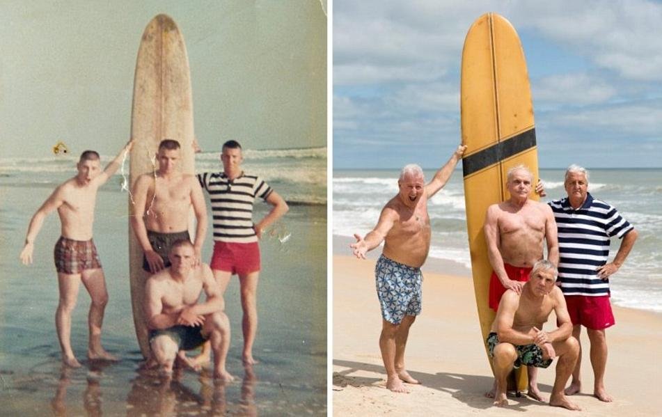 These veterans recreated a really cool photograph