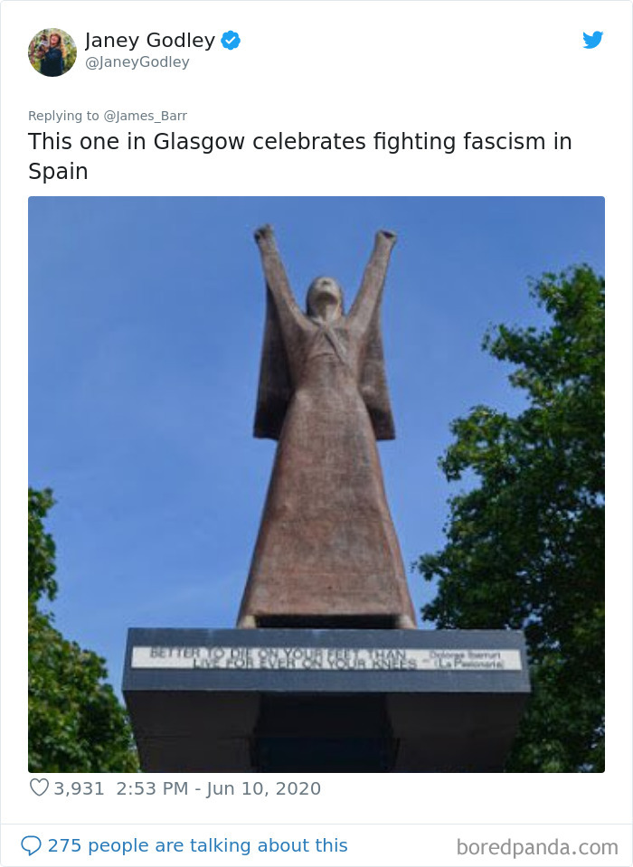 Famous statues: Fighting Fascism