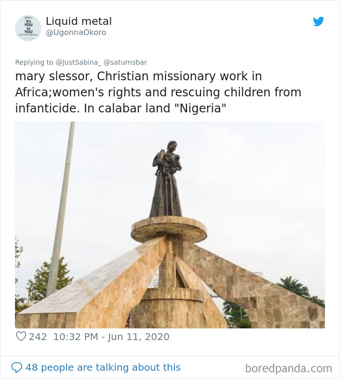 Famous statues: Mary Slessor