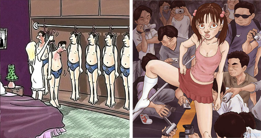22 Gut-Wrenching Illustrations Exposing The True Cruelty Of Our Society