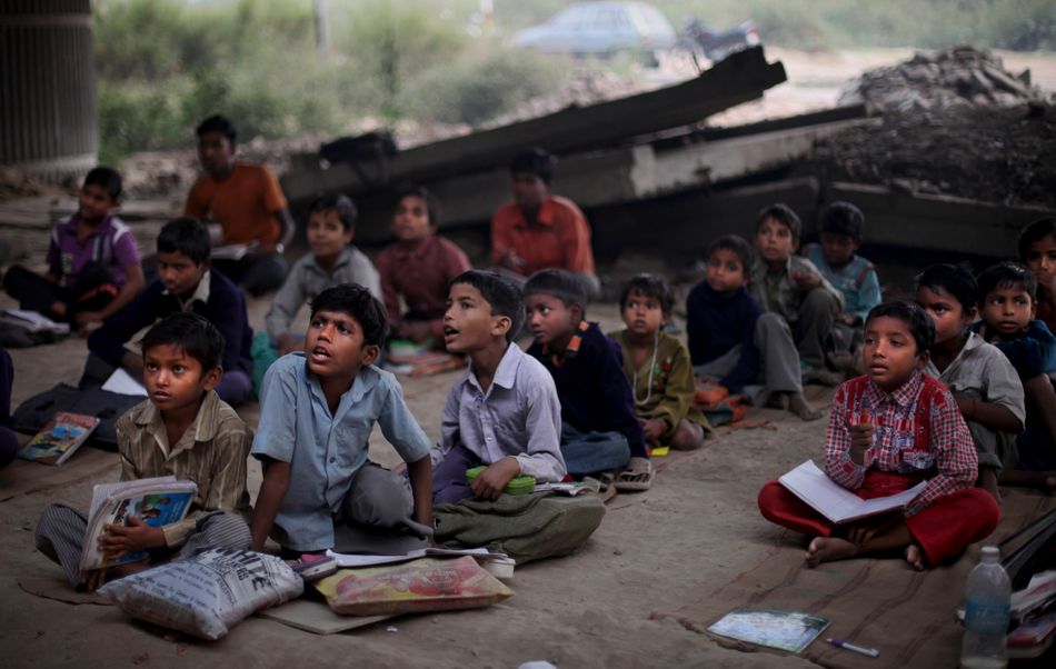 He opened a free school under the bridge for the poor.