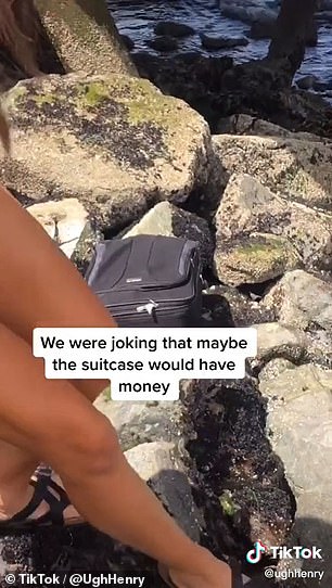 Teens share TikTok video of discovering human remains inside a suitcase