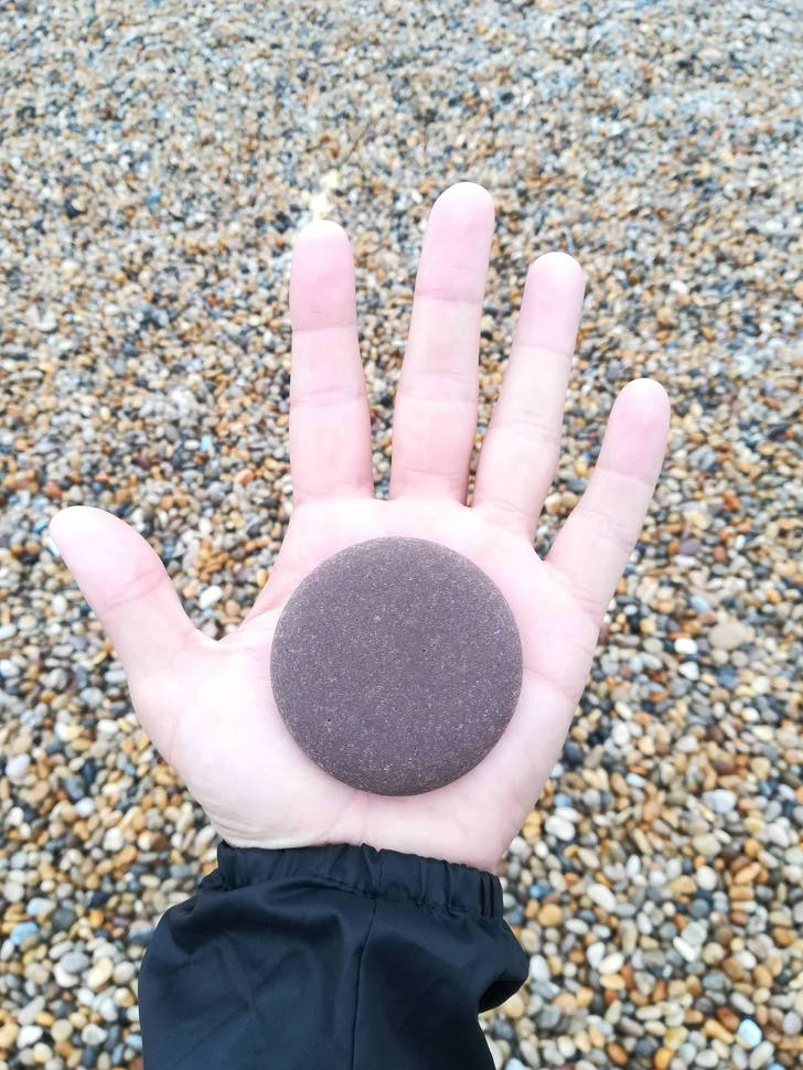 Have you ever found a pebble this perfect