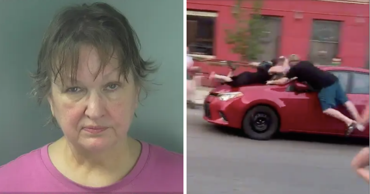Indiana Woman Who Hit Protestors And Sped Off With Them Still Clinging On Her Car Is Arrested