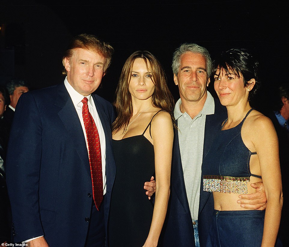 Ghislaine Maxwell with Donald Trump