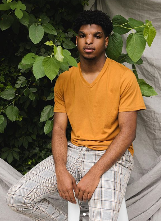 Justin Stewart, a model for We Speak Model Management