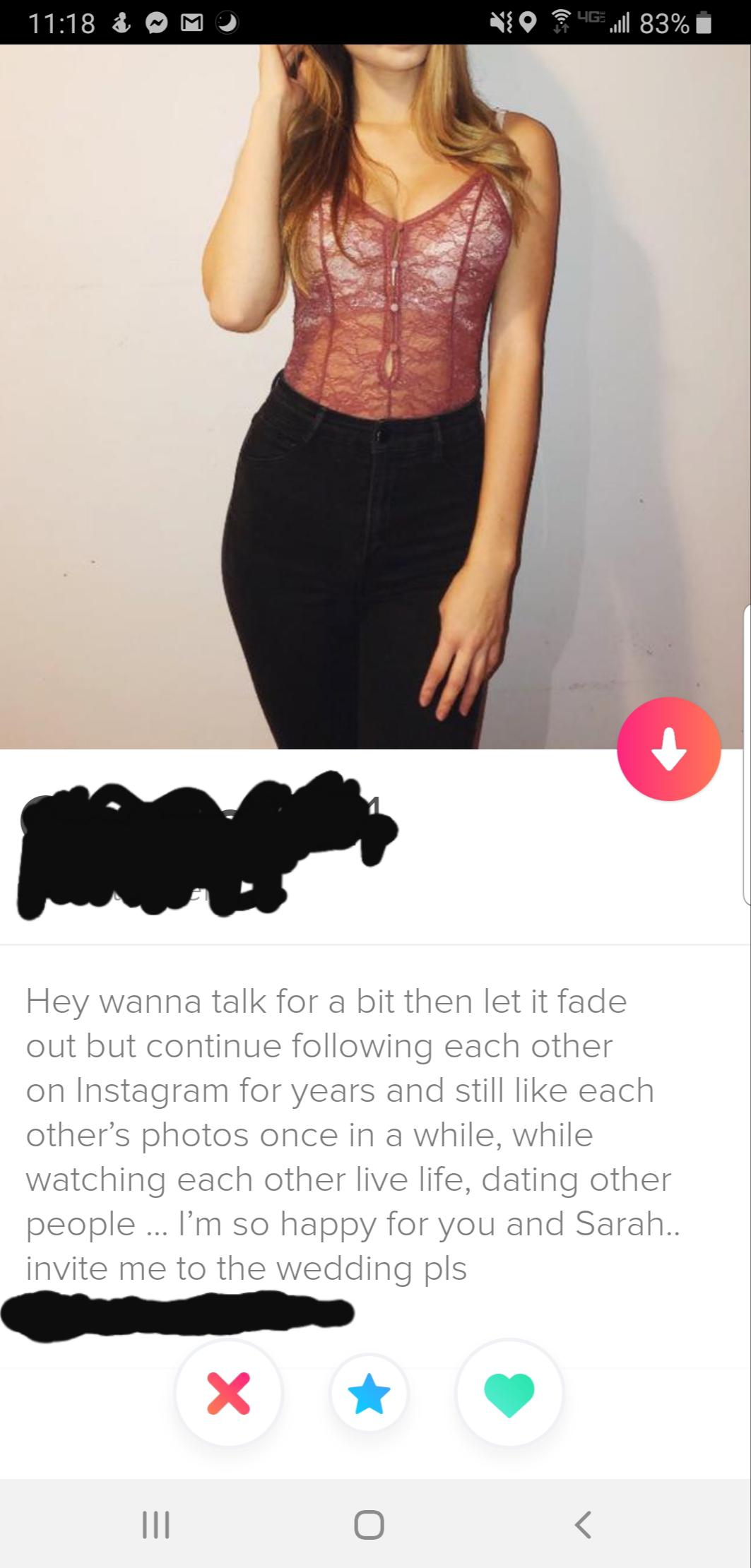 Funny reddit tinder bio Came across