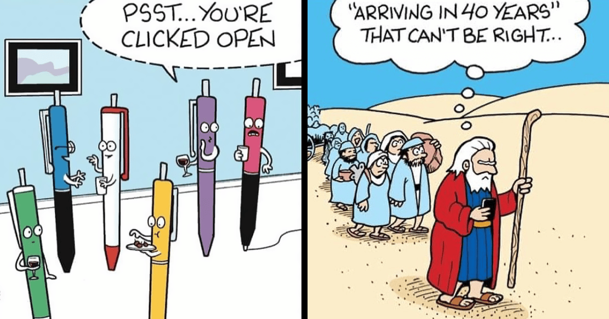 These 30 New Funny Comics By A Legendary Cartoonist Might Make You Smile