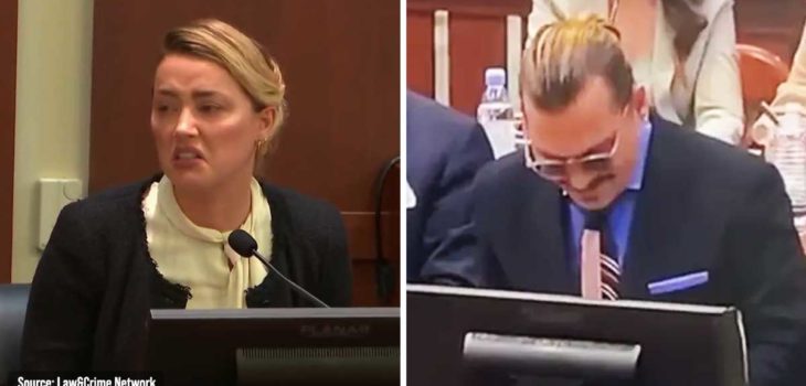 Amber Heard talking about Johnny Depp's breath stinking like Weed and alcohol