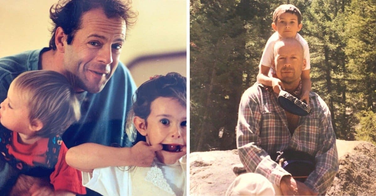 Bruce Willis' daughter sharing childhood pictures
