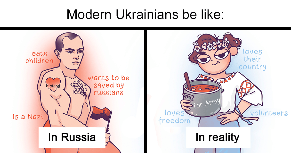 Comics Depicting What’s Going On in Ukraine, Made By a Volunteer