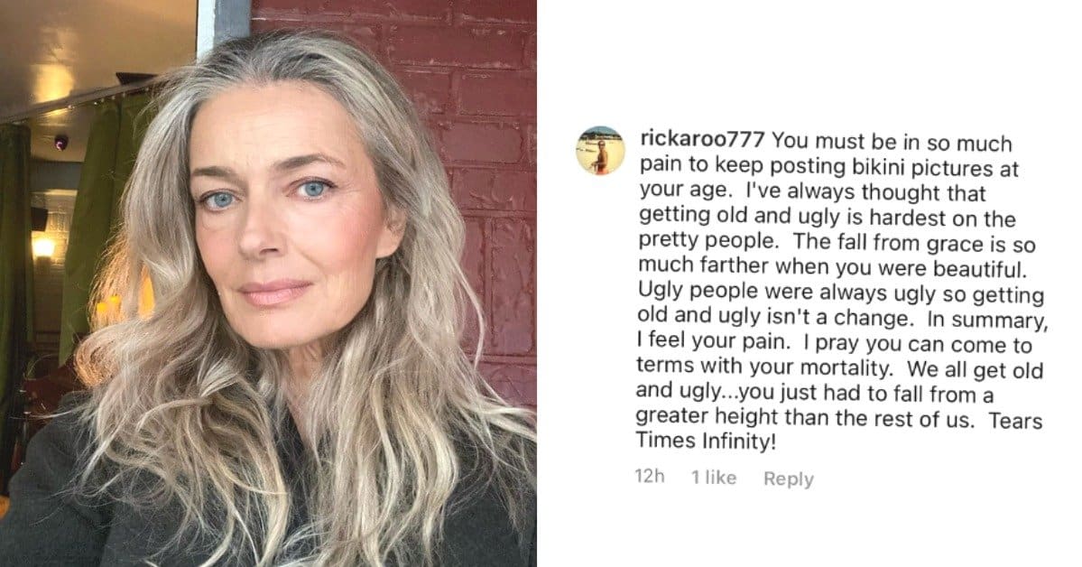 Paulina Porizkova trolled online