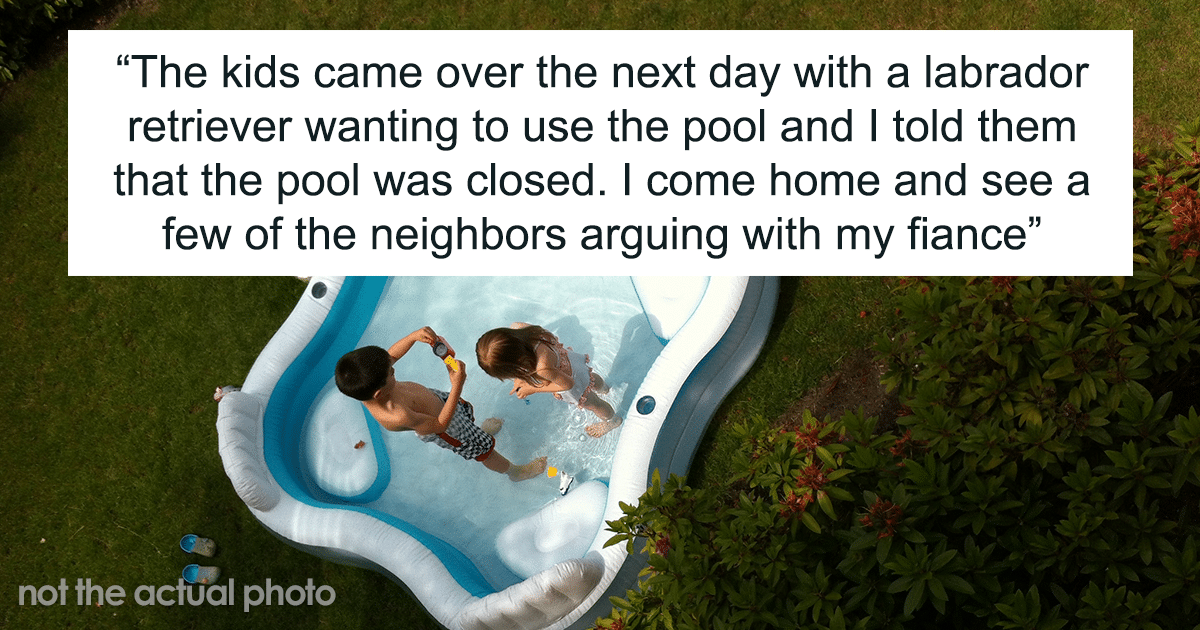 neighbors complain about the pool being closed by the owner
