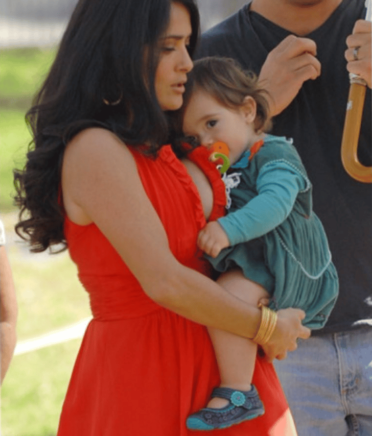 Salma Hayek Recalls When She Once Breastfed a Stranger's Hungry Baby