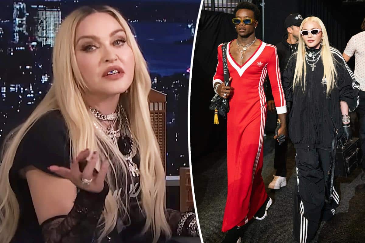 Madonna Says Her 16YearOld Son Wears Her Clothes Better Than She Does