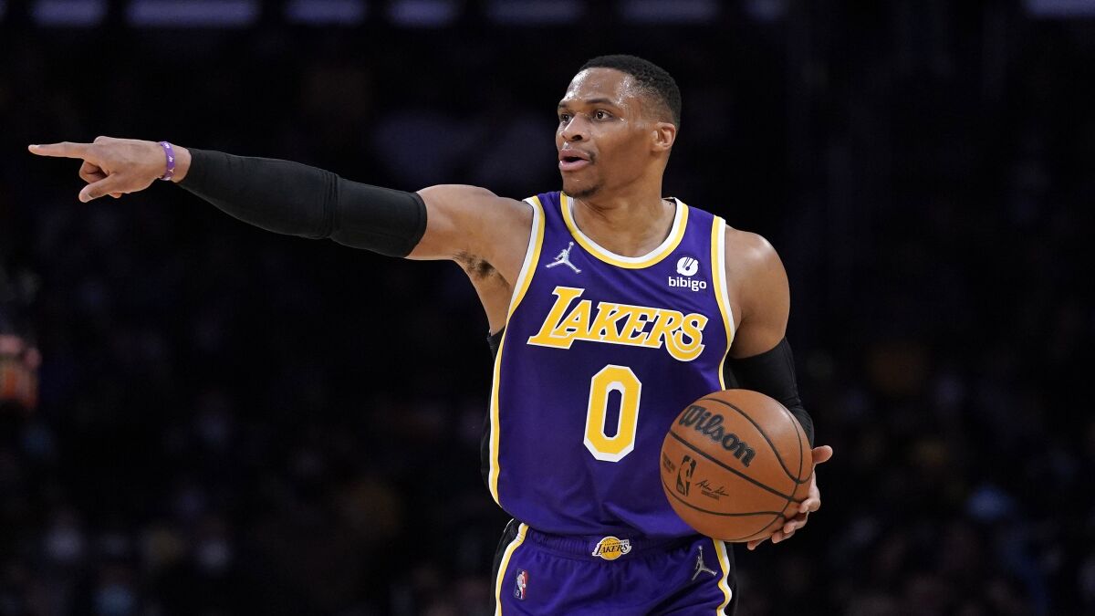 Russell Westbrook for LA Lakers